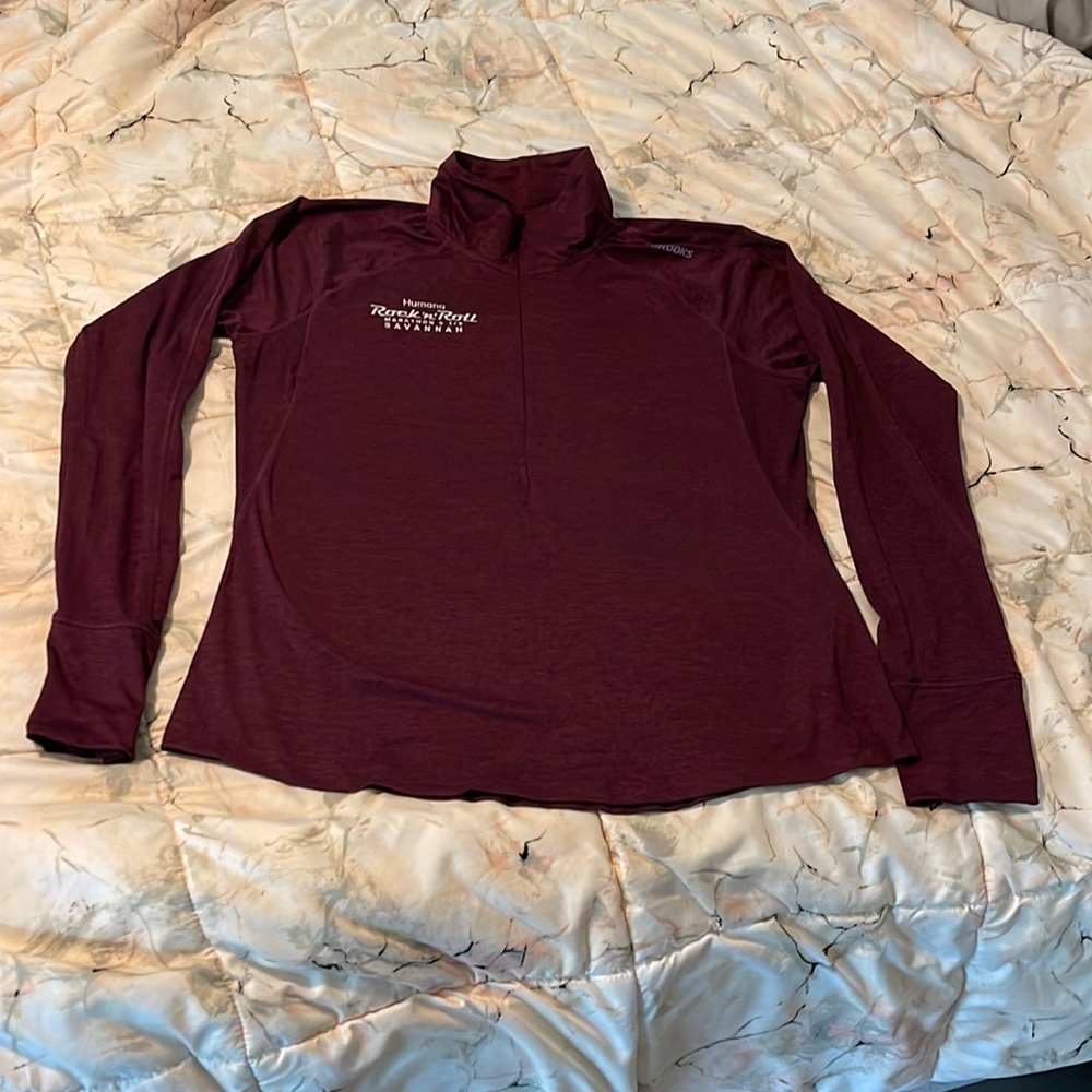 Brooks 1/2 zip long sleeve shirt